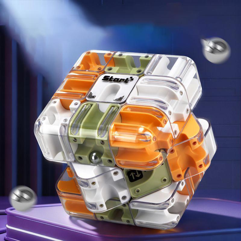 Kostka Magiczna Labirynt 3D Zabawki Fidget Kostka Inteligencji Kreatywna Łamigłówka Myślenie Logiczne Antystresowe Zabawki Edukacyjne dla Dzieci