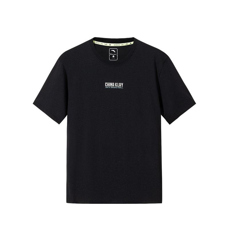 

Anta Thompson KT Basketball Series Comfortable Letter Print Simple Versatile Round Neck Loose Breathable Sports Short Sleeve T-Shirt 152521112-4 3XL