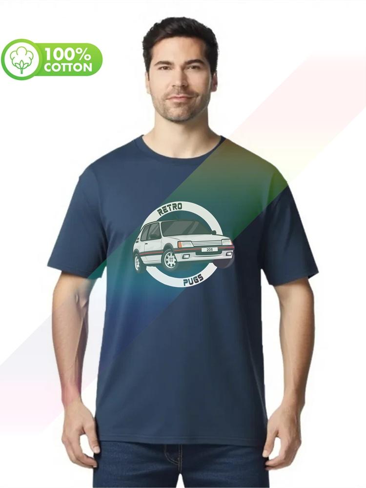 2026   Selling 100% Cotton Men's T-shirt 205 Gti Retro Pugs T-shirt S-xxxl Tops Tees