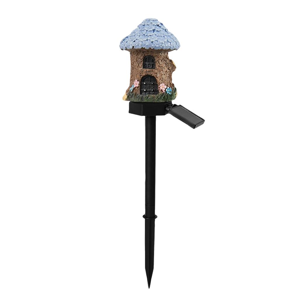 Resin Garden Light Outdoor Decorative Landscape Lawn House Stake Lighting for Yard Patio Walkway