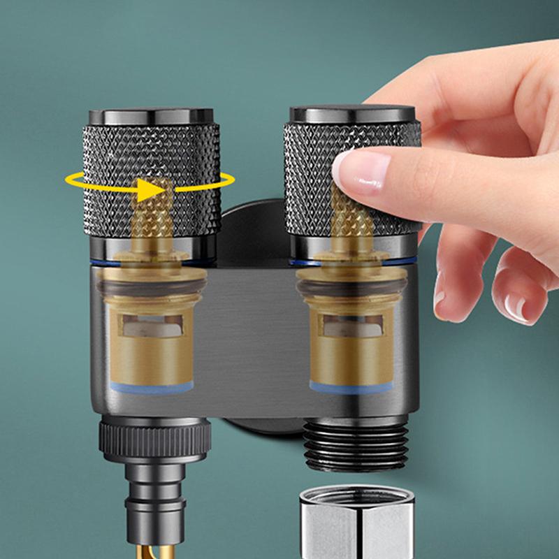 1 Satz Spezial Schnalle Wasserdüsenanschluss Trommel Automatisch 4 Punkte Vollkupfer Waschmaschinenhahn Automatisches Wasserventil