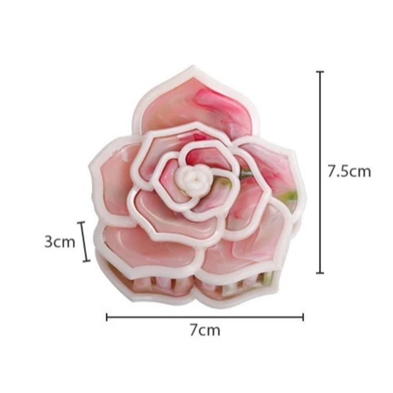Flower Hair Clip French Style Elegant Women Flower Hair Claw Clip Hairpin Grab Clip Barrettes Headwear Hairgrip Hair Accessories
