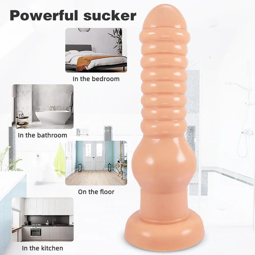 Nadměrný anální kolík, dildo, stimulace análního otvoru a vagíny, dlouhý anální kolík, masturbátor, měkký penis, anální dilatátor, sexuální hračky pro ženy a muže