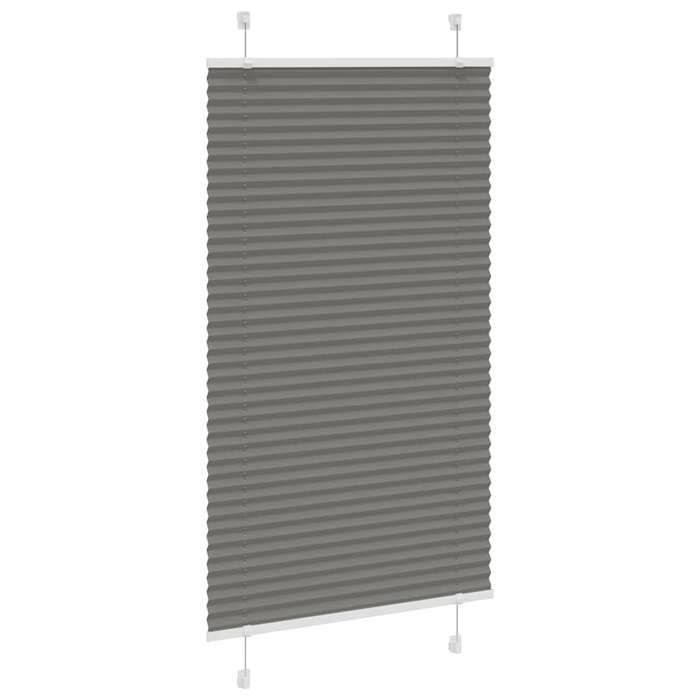 VidaXL Store plissé anthracite 70x150 cm largeur du tissu 69,4 cm, store plissé de fenêtre, store accordéon, store plissé de 4015086