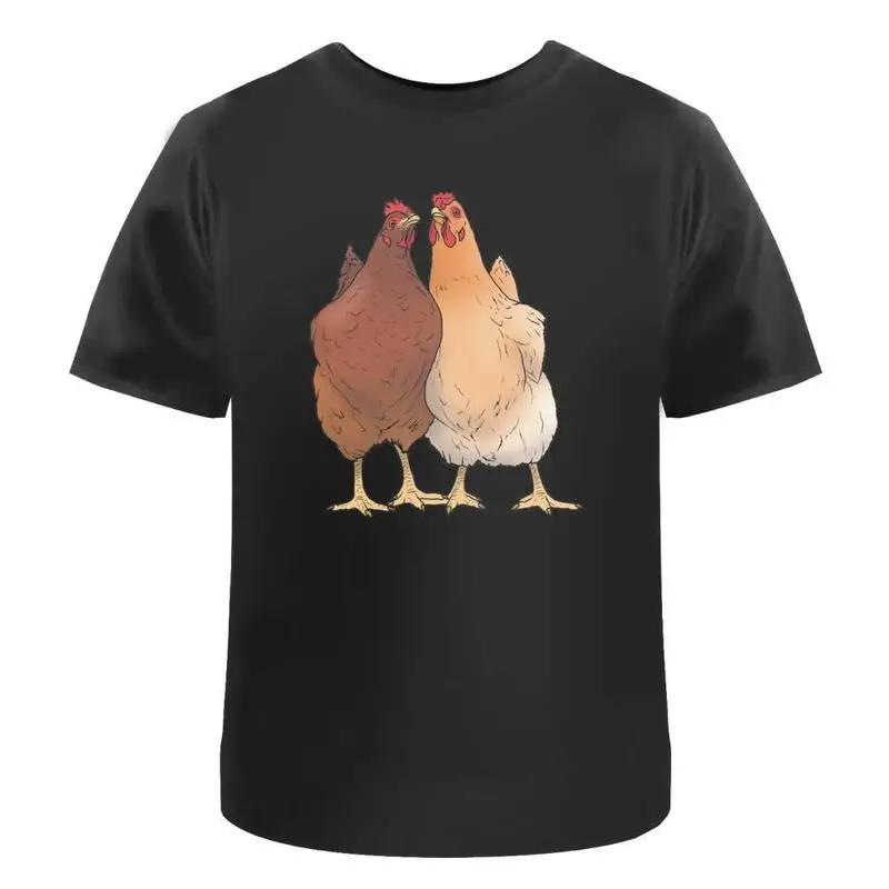 

Pair Of Chickens Cotton T Shirt Ta043188 5XL різнокольоровий