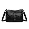 Women's Bag Soft Leather Middle-Aged Mother Bag Large Capacity Crossbody Bag Multi-Pocket Shoulder Bag