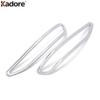 Rear Bumper Fog Light Lamp Cover Trim For Chevrolet Holden Equinox 2018- Chrome Car Accessories Tail Foglight Bezel Trims