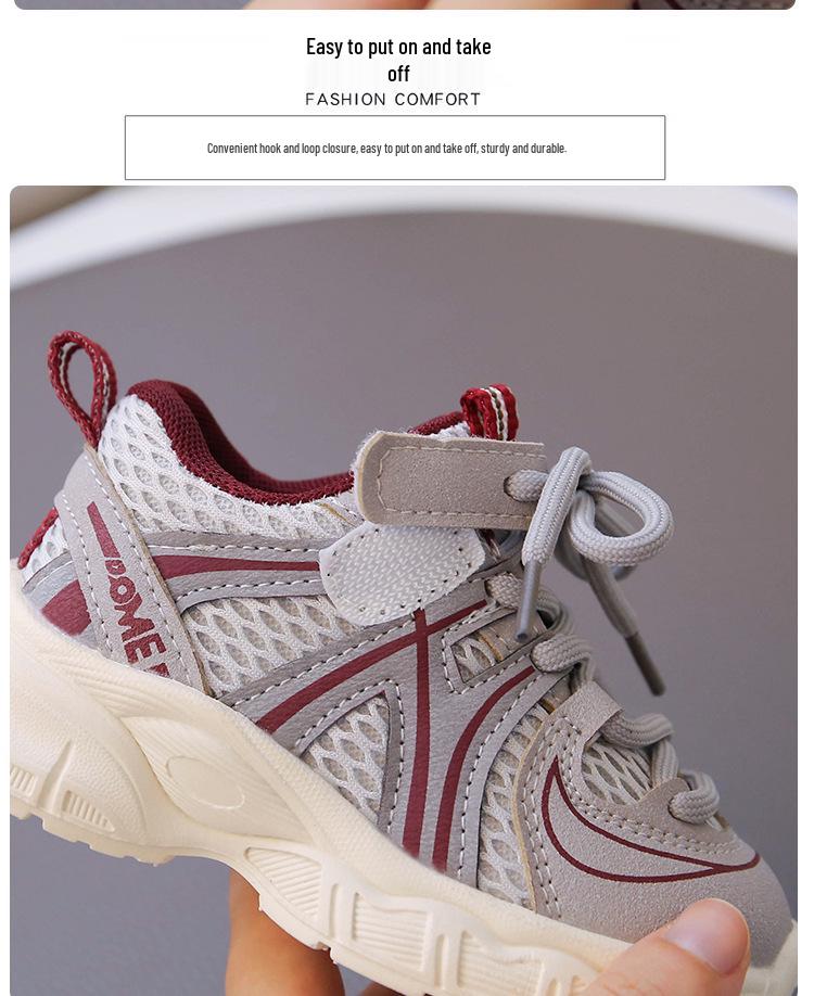 “2026 Spring Lightweight Unisex Toddler Sports Shoes - Soft Sole & Breathable Mesh”