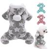 Dog Warm Fleece Clothes Pajamas Winter Puppy Coat Jumper Jumpsuit Cat Pullover Hoodies Chihuahua Teddy Pet Accessories S-2XL