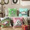 Einfacher Humorvoller Und Lustiger Stil Simons Katze Kissenbezug Komfort Sofa Bett Seidig elegant Unsichtbarer Reißverschluss Dekorative Kissenhülle