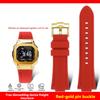 Per serie G-SHOCK Casio DW-5600 GM-5600 GW-B5600 DW5600/60 GW-M5610 GA2100 cinturino bracciale in resina siliconica con catena