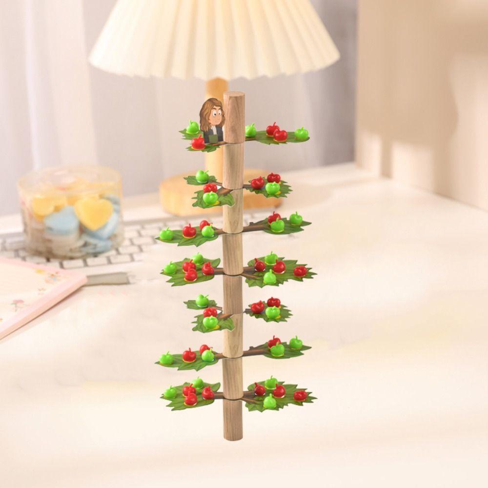 Montessori Sensory Balance Training Toy Wooden Balance Tree Assembled Toys  Children Girls Boys