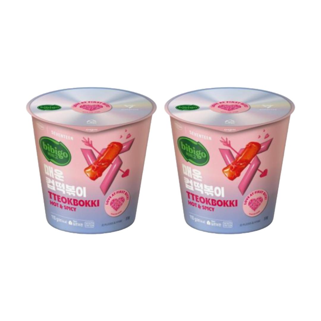 

Bibigo Cup Tteokpokki/ Острые жареные рисовые лепешки (Оригинальный, Острый, Сырный) Spicy x 2PCS