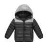 7-16 Years Kids Boys Winter Warm Hooded Coat Windproof Zipper Jacket
