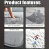 1Pcs Anti Fatigue Kitchen Rugs Snowy Pine Trees Waterproof Non-Slip Thick Cushioned Kitchen Mat Heavy Duty Comfort Standing Mat for Kitchen