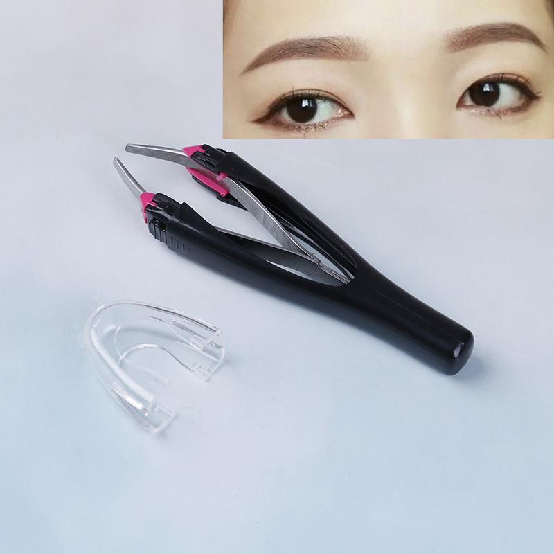 1Pc Matically Retractable Non-Slip Cosmetic Eyebrow Tweezers Hair Removal Tools