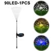 LED Solar Power Firework Lights Garden Decoration Fairy Lights Waterproof Outdoor Dandelion Lawn Lamp for Patio Garden Decor
