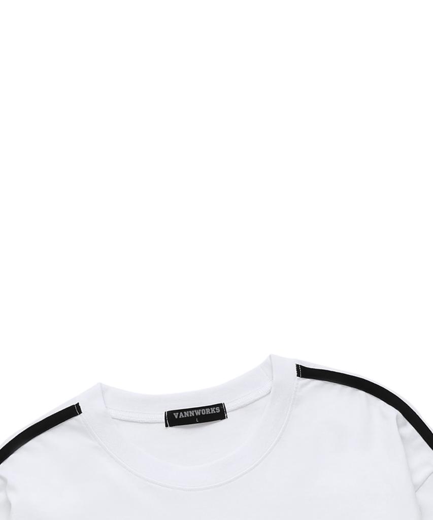 VANNWORKS Blockcore Emblem Sleeve Tape Long Sleeve (Vls0072) White