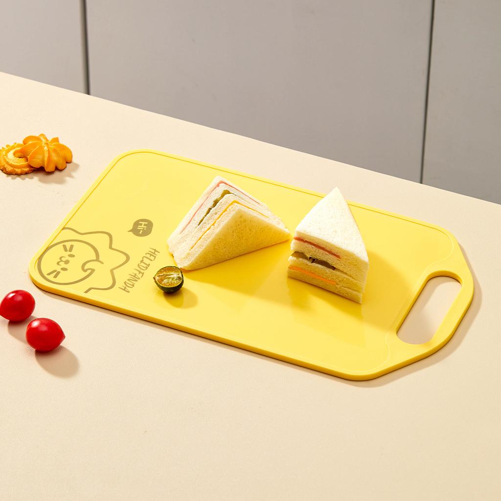 Non-slip PP Food Cutting Board Cute Pattern Double-Sided Fruit Vegetable Meat Chopping Board Kitchen Tools Easy To Clean
