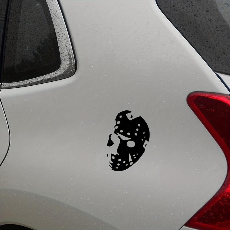 Scare 'Em All: Horror Face Vinyl Car Decals Auto Window Rear Windshield Bumper Car Body Styling Funny Decor Car Accessories