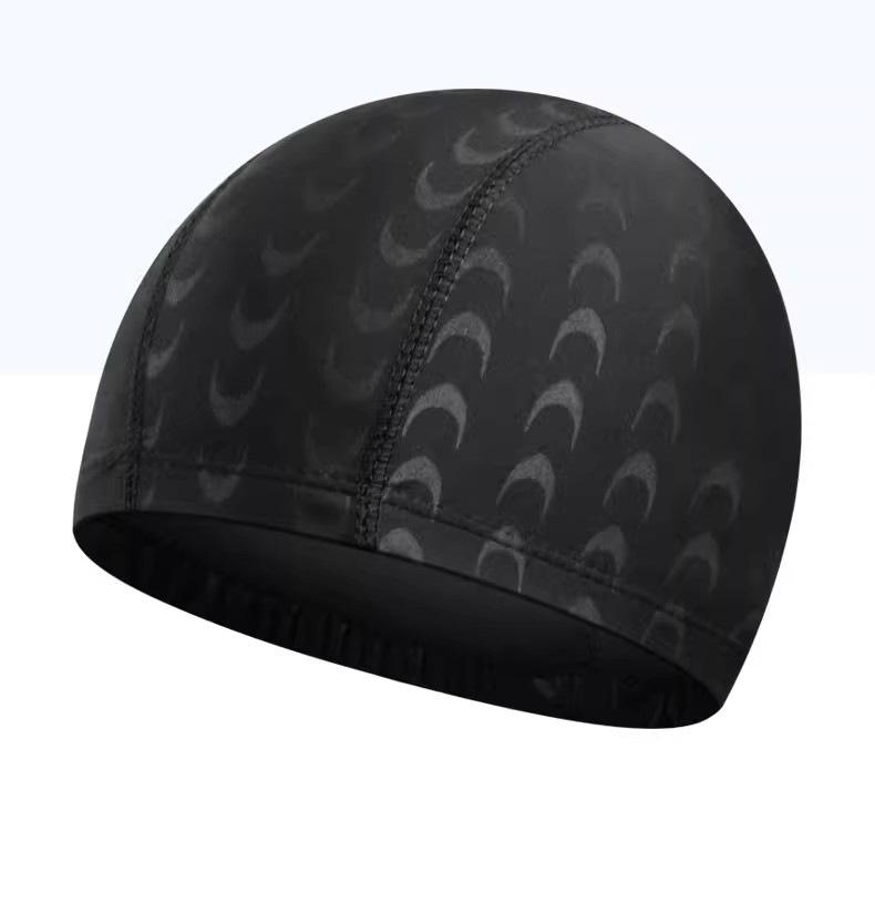 Adult Swimming Cap Unisex Comfortable Ear Swimming Cap Outdoor Swimming Equipment Large Swimming Cap One Size