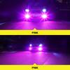 Yifengshun H11 Fog Light - H11 H16 H8 LED Fog Light Pink 12-36V Super Bright Plug and Play DRL (2pcs)