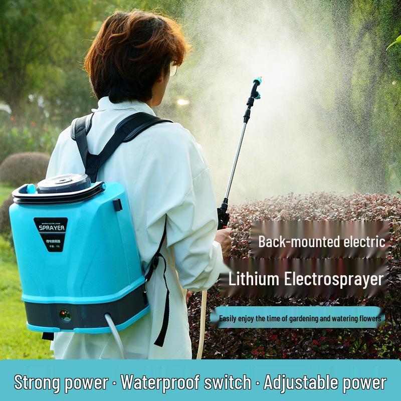 Lithium Battery Backpack Smart Sprayer: High-Pressure Electric Pesticide Sprayer for Gardens
