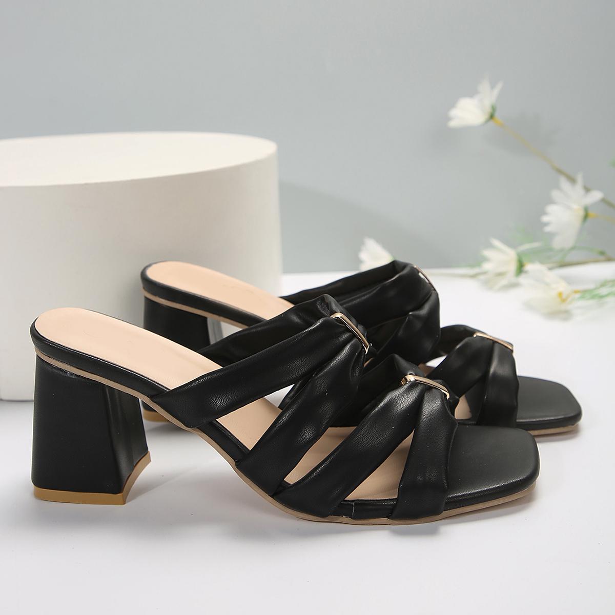 Сандалии женские на высоком каблуке летние туфли на платформе женские дизайнерские — фото 6