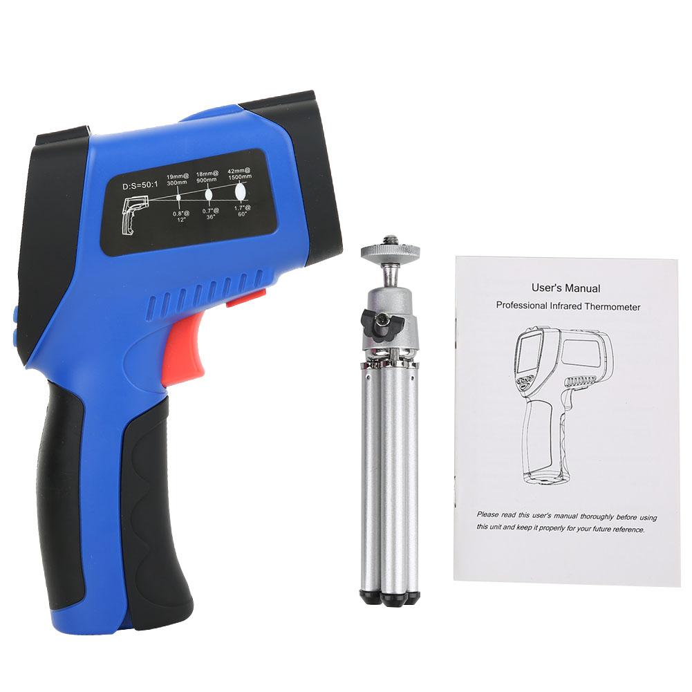 

IR866 Профессиональный бесконтактный инфракрасный термометр измеритель температуры 50 2250 по Цельсию (58 4082 по Фаренгейту )