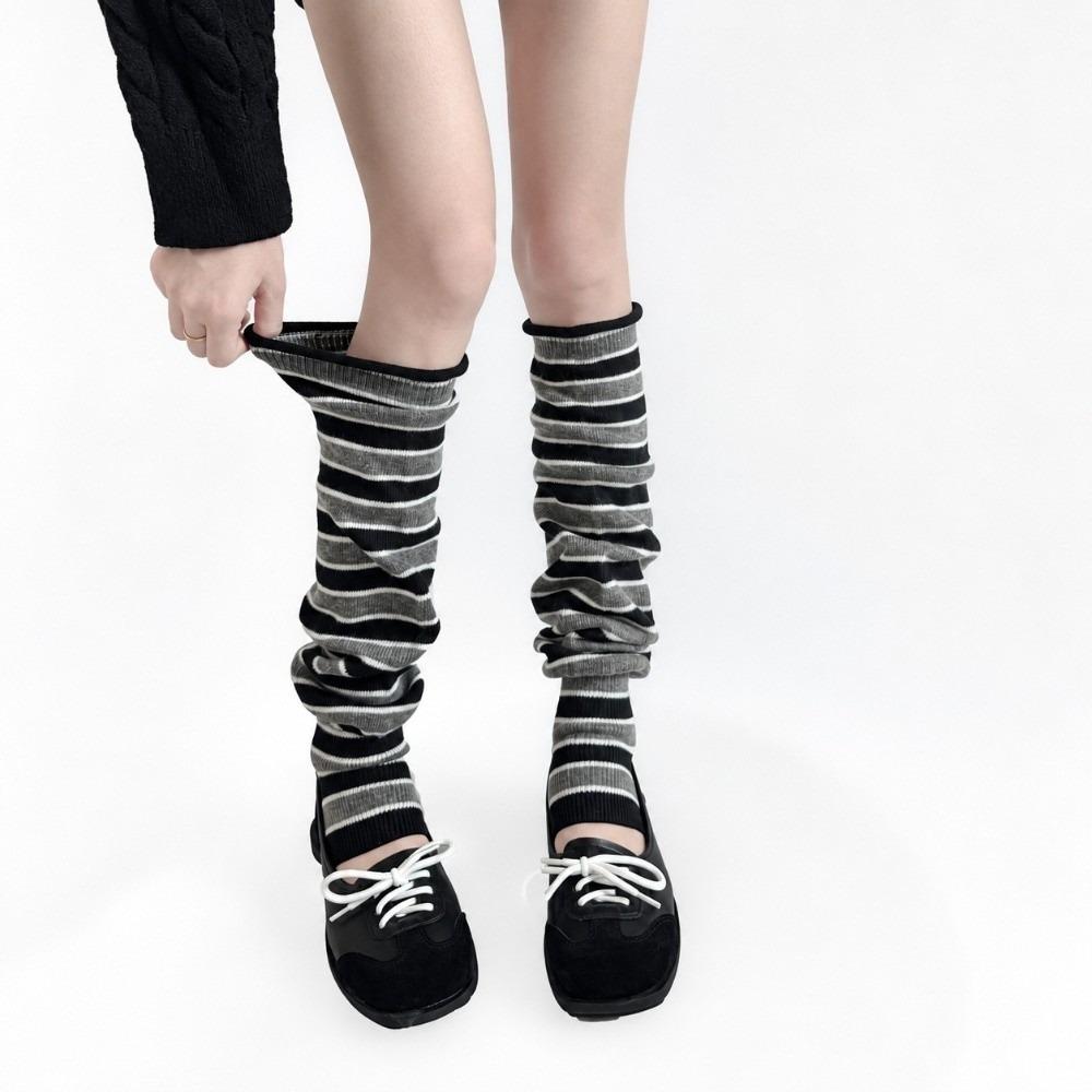 1 Pair Knee High Knee High Leg Warmers Thigh High Knitted Foot Covers Autumn Winter