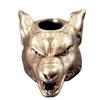 Handcrafted Brass Wolf Head Charm for Paracord or Keychain Jewelry Accessories Stylish Outdoor Enthusiast Accessory
