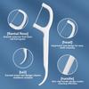 Cleaning Oral Care Flatline Polymer Bowed Toothpick Floss