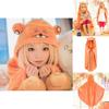 Mājīgs Himouto! Umaru-chan Otaku Cosplay Kostīms Flaneļa Sega Kapucis Apmetnis
