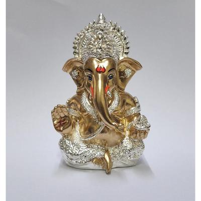 Ganesha Idol Ganesh für Auto Armaturenbrett Statue Ganpati Vinayaka Vinayagar Figur Diwali Geschenke Heimdeko Glück,
