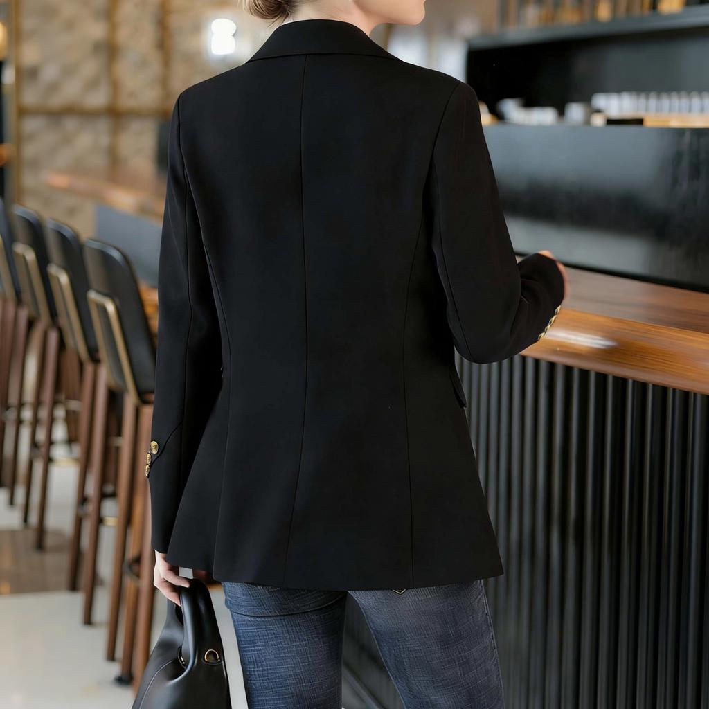 Women's Casual Slim Fit Jacket with Long Sleeves for and Everyday Wear