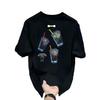 Men'S T-Shirt Trendy Brand Printed Top Light Luxury Fashion Casual Round Neck Short-Sleeved T-Shirt Ruffian Handsome T-Shirt
