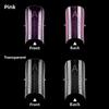 Transparent Toe Nail Molds Double-head Manicure Tools New Manicure Nail Mold  For Builder Gel