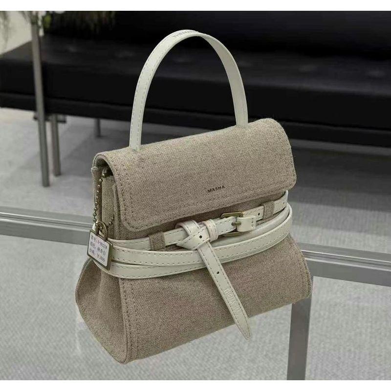 

Марта 2025 Новая универсальная модная наплечная сумка-мессенджер, нишевый дизайн высокого уровня, сумочка на плечо, сумка-мессенджер Maxi white leather care oil