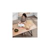 Godamiu Transparent Tablecloth 100x100cm 15mm Vinyl Sheet Desk Mat Table Protection Thick PVC