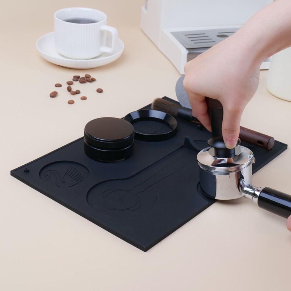 Heat Resistant Espresso Tamping Mat Barista Tamping Station Barista Accessories Tool