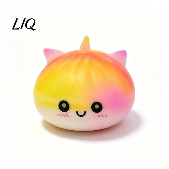 Office Desk Accessories Giant Dumpling Stress Relief Toy, Slow Rising Hand Squeeze Ball, Soft Elastic Fidget Toys Sensory Tool for Home Relaxation