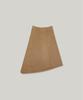Polneua Mute Suede Unbalance Skirt (Camel)