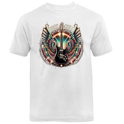 Rock & Roll Guitar Wings Rock Music Band T-shirt
