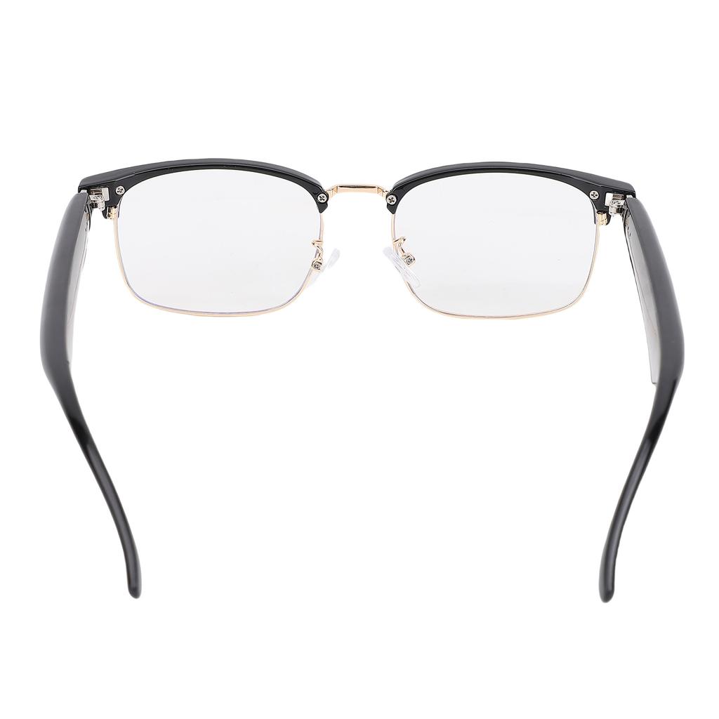 KI Übersetzung Smartbrille 100+ Sprachen Echtzeitübersetzer Bluetooth Brille Eingebautes Mikrofon und Lautsprecher für