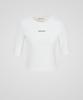 DUVETICA Ola Crop (Light Ivory) (Women'S Short Sleeve T-Shirt)