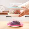 Microwave Heating Sealing Cover Transparent PP Stackable Temperature Keeping Plate Serving Cover