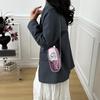 Luxury PU Leather Messenger Bag For Ladies Brand Design Small Handbags Versatile Phone Shape Crossbody Bags