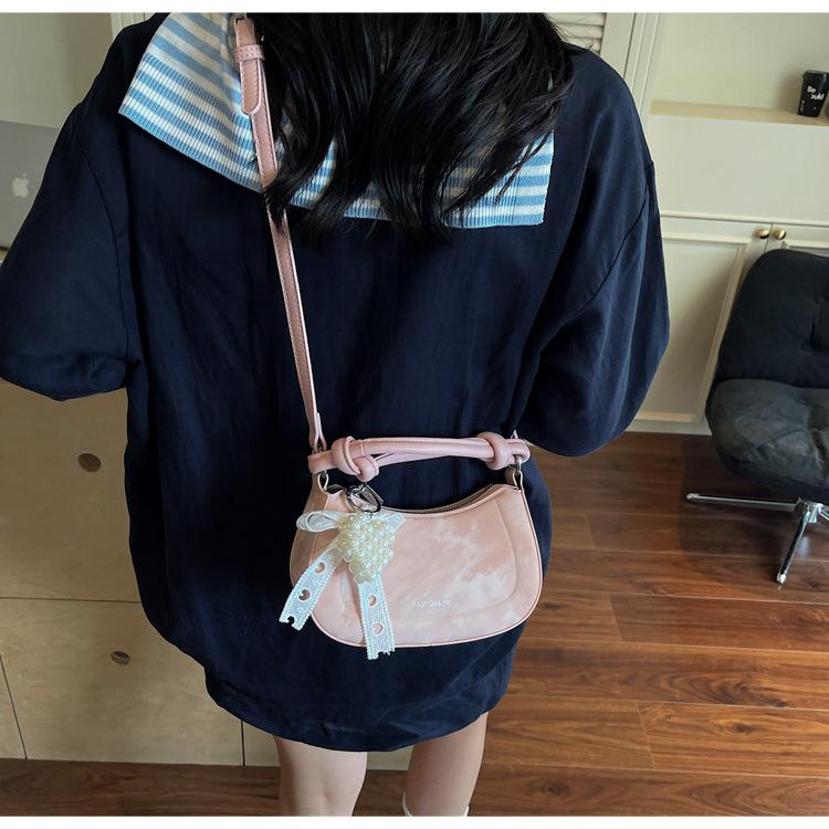 Premium Tasche Damen Sommer neue Mode Umhängetasche lässige Ein-Schulter Achselhöhle Knödeltasche