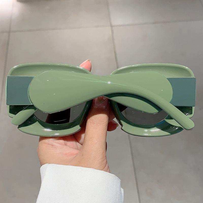 Vintage Brand Designer Square Sunglasses Women For Men Sun Glasses Luxury Shades Big Cloud Frame Trendy Oversized Eyeglasses