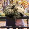 1 Stück Wolfsmuster Regenschirm Tragbarer Faltregenschirm Eisenrahmen Lochknochenstruktur Outdoor Heimregenschirm